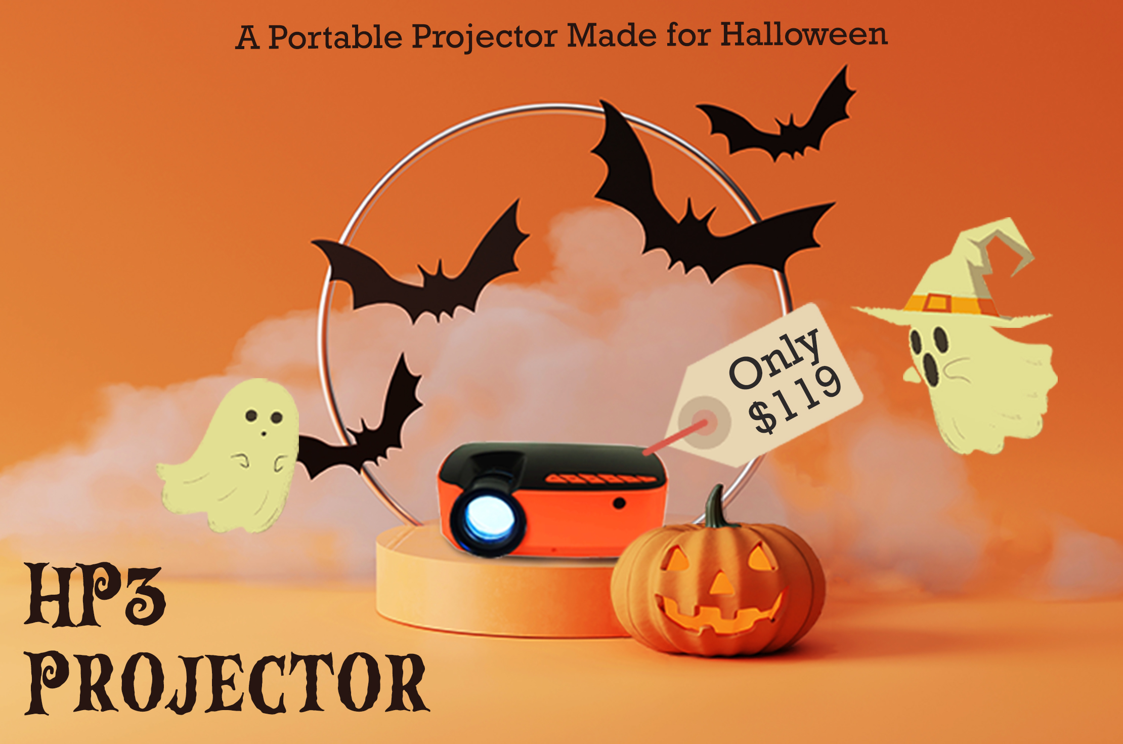 HP3 A Halloween Projector
