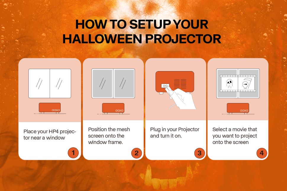 How to play the preloaded Halloween movies