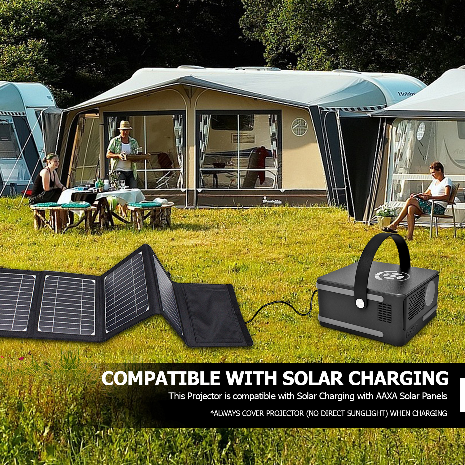 Charge it on the go with solar panel technology!