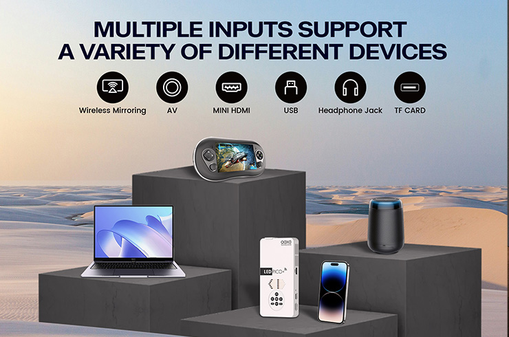 Multiple Inputs support a variety of different devices